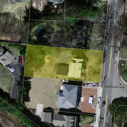 737 Chestnut St, Newton MA 02468-2020 aerial view