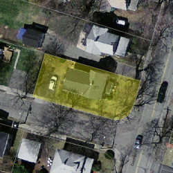 271 Cherry St, Newton MA 02465-1607 aerial view