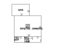 70 Falmouth Rd, Newton MA 02465-1127 floor plan