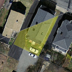 318 Derby St, Newton MA 02465-1008 aerial view