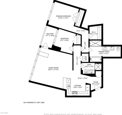 60 Monroe St, Chicago IL  60603-2758 exterior