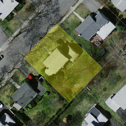 91 Fessenden St, Newton MA  02460-1119 aerial view