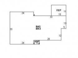 210 Evelyn Rd, Newton MA  02468-1043 floor plan