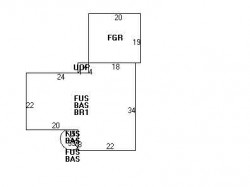 8 Exmoor Rd, Newton MA  02459-1208 floor plan