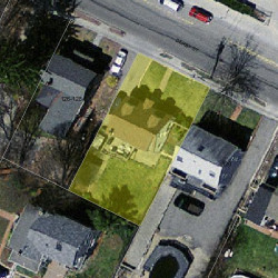 124 Derby St, Newton MA 02465-1556 aerial view