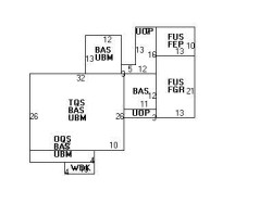 110 Falmouth Rd, Newton MA 02465-1127 floor plan