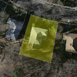 85 Ripley St, Newton MA 02459-2210 aerial view