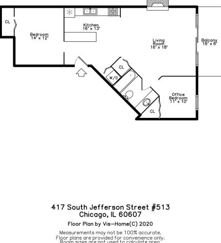 417 Jefferson St, Chicago IL 60654-0039 exterior