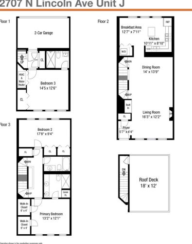 2707 Lincoln Ave, Chicago IL 60614-1875 exterior