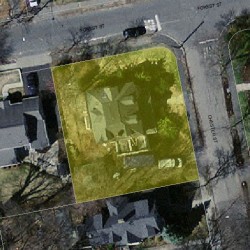 39 Chester St, Newton MA  02461-1433 aerial view