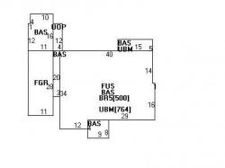 45 Gralynn Rd, Newton MA 02459-1342 floor plan