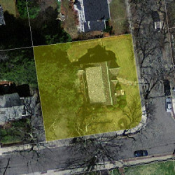 77 Greylock Rd, Newton MA 02465-2731 aerial view