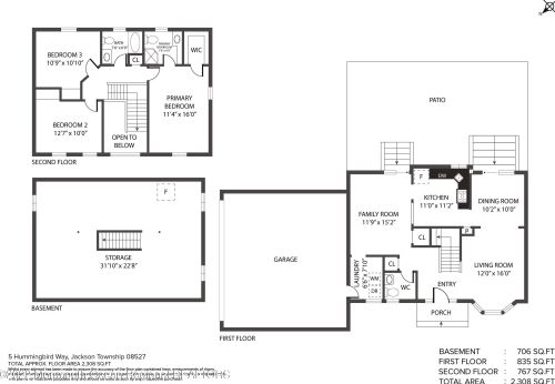 5 Hummingbird Way, Jackson Twp NJ exterior