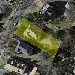 20 Salisbury Rd, Newton MA 02458-1948 aerial view