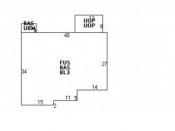 155 Cotton St, Newton MA  02458-2640 floor plan