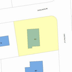 491 Chestnut St, Newton MA 02468-1220 plot plan