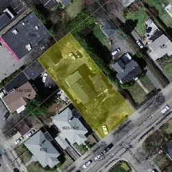 1619 Centre St, Newton MA 02461-1256 aerial view