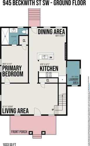 945 Beckwith St, Atlanta GA 30314-3122 exterior