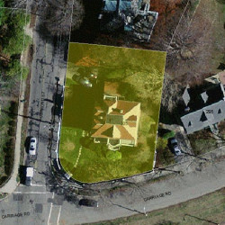 305 Commonwealth Ave, Newton MA 02459 aerial view