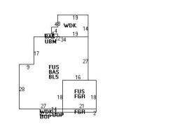 99 Osborne Path, Newton MA  02459-3542 floor plan