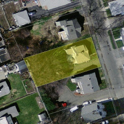 35 Dalby St, Newton MA  02458-1030 aerial view