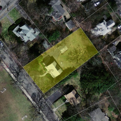 173 Berkeley St, Newton MA 02465-2637 aerial view