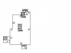 89 Waltham St, Newton MA 02465-1327 floor plan