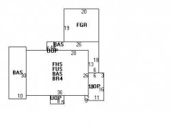 170 Collins Rd, Newton MA 02468-2204 floor plan