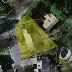 91 Arnold Rd, Newton MA  02459-3135 aerial view