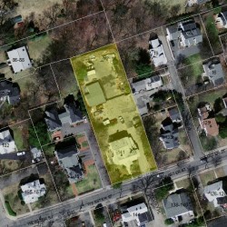 141 Webster St, Newton MA 02465-1822 aerial view