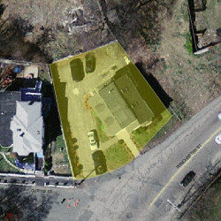31 Winchester St, Newton MA  02461-1718 aerial view