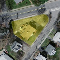 17 Charles St, Newton MA 02461-1601 aerial view