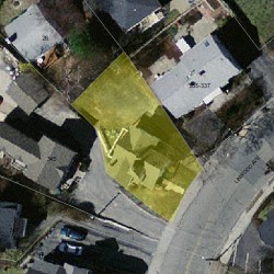 341 Linwood Ave, Newton MA 02460-1342 aerial view