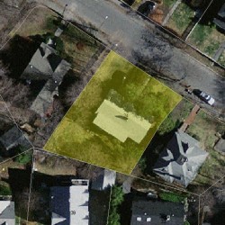 24 Arlington St, Newton MA 02458-2423 aerial view