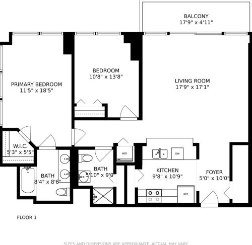 757 Orleans St, Chicago IL  60654-3514 exterior