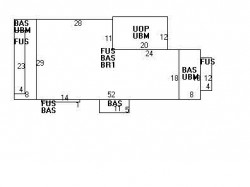22 Ellis Rd, Newton MA  02465-2917 floor plan