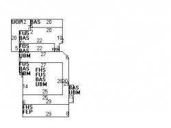 229 Bellevue St, Newton MA 02458-1814 floor plan
