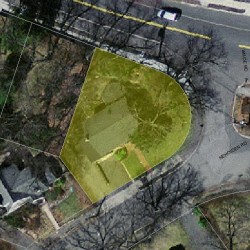 9 Wilde Rd, Newton MA  02468-1324 aerial view