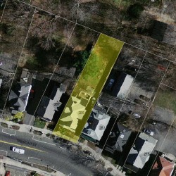285 Tremont St, Newton MA  02458-2113 aerial view