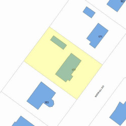 177 Wiswall Rd, Newton MA 02459-3530 plot plan