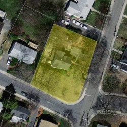 31 Sheridan St, Newton MA 02465-1035 aerial view