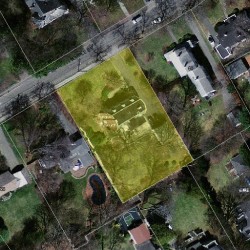 70 Temple St, Newton MA 02465-2307 aerial view