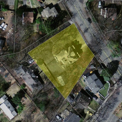 1281 Walnut St, Newton MA  02461-1854 aerial view