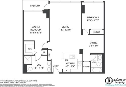 1841 Calumet Ave, Chicago IL  60616-1403 exterior