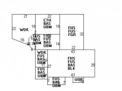 41 Ridge Rd, Newton MA  02468-1818 floor plan