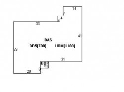 88 Bound Brook Rd, Newton MA 02461-2037 floor plan