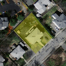 21 Ashmont Ave, Newton MA 02458-1207 aerial view