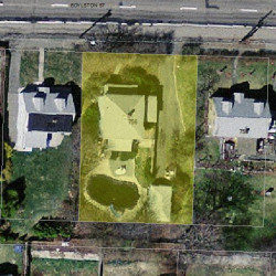 756 Boylston St, Newton MA  02461-1804 aerial view