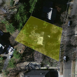 22 Rosalie Rd, Newton MA  02459-3131 aerial view