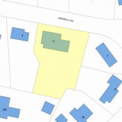 19 Kirkstall Rd, Newton MA 02460-2217 plot plan
